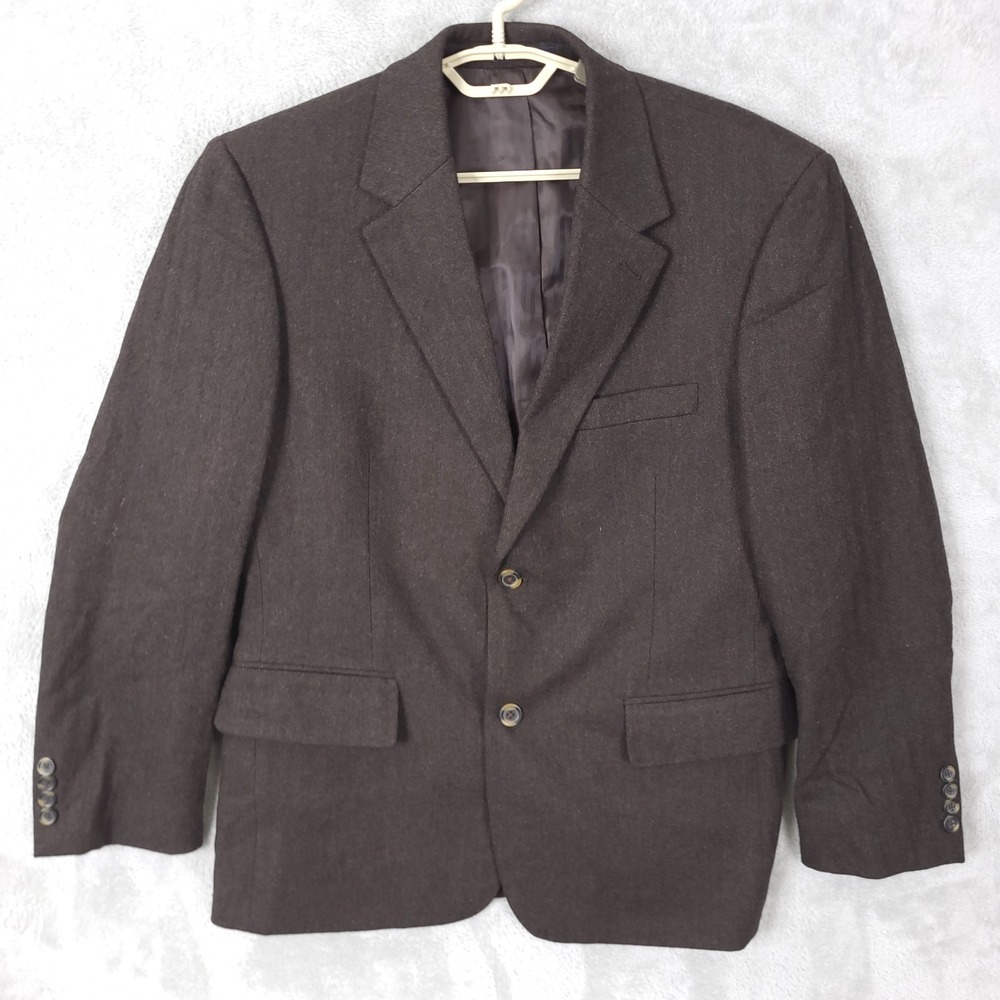 Club Room Mens Blazer Sport Coat Blazer Jacket Wool Silk Cashmere 40S Casual